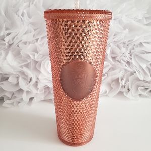 Starbucks Studded Tumbler Rose Gold